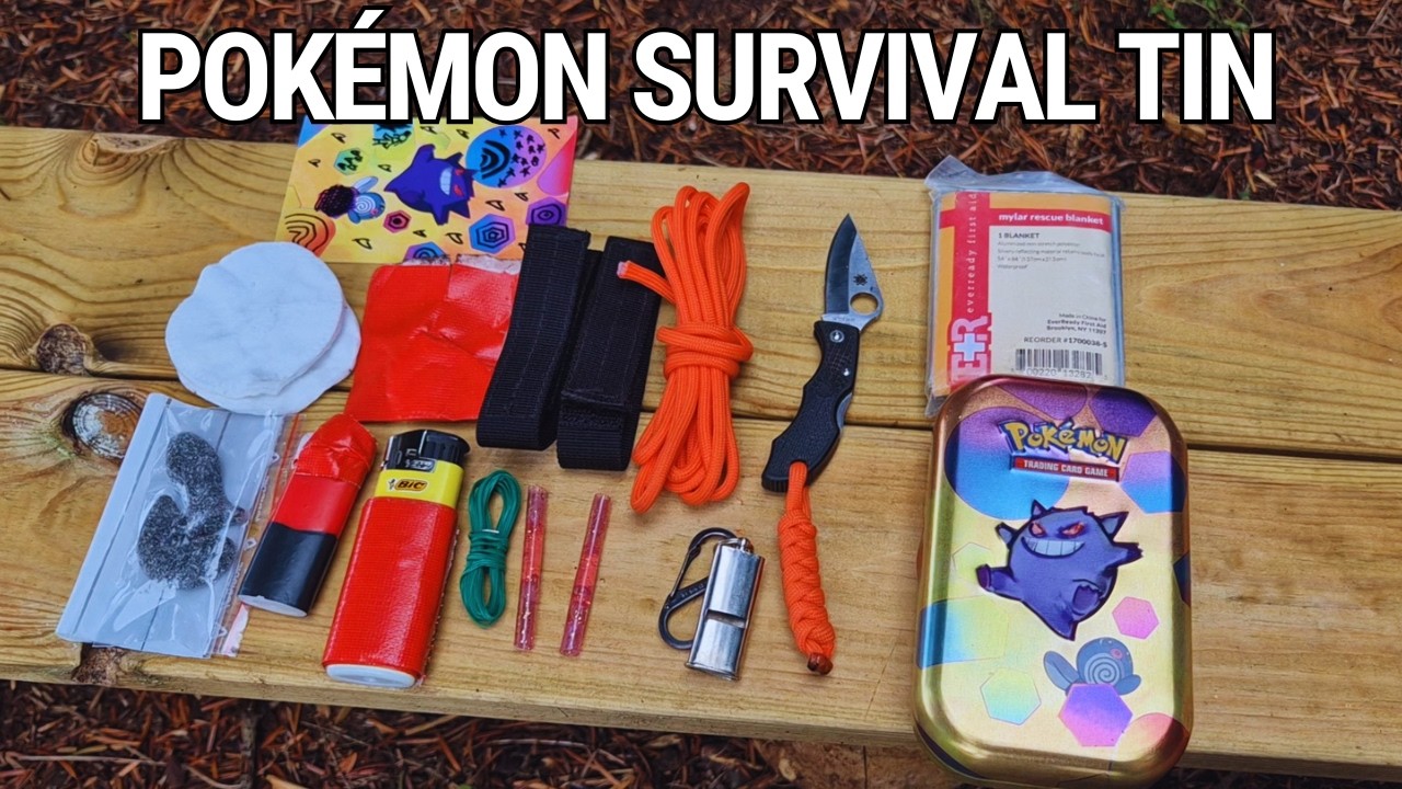 Pok&eacute;mon Survival Tin - The Danish Altoids Survivval Kit Alternative