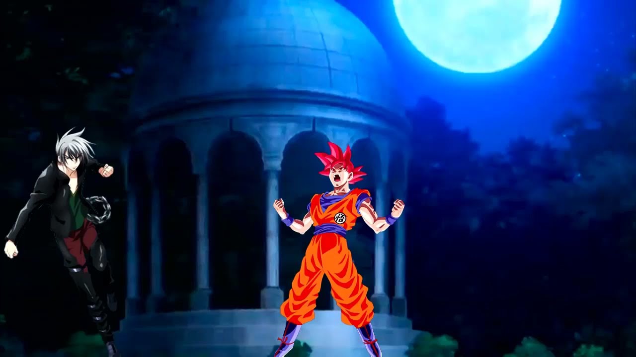 GOKU EN HIGHSCHOOL DXD.