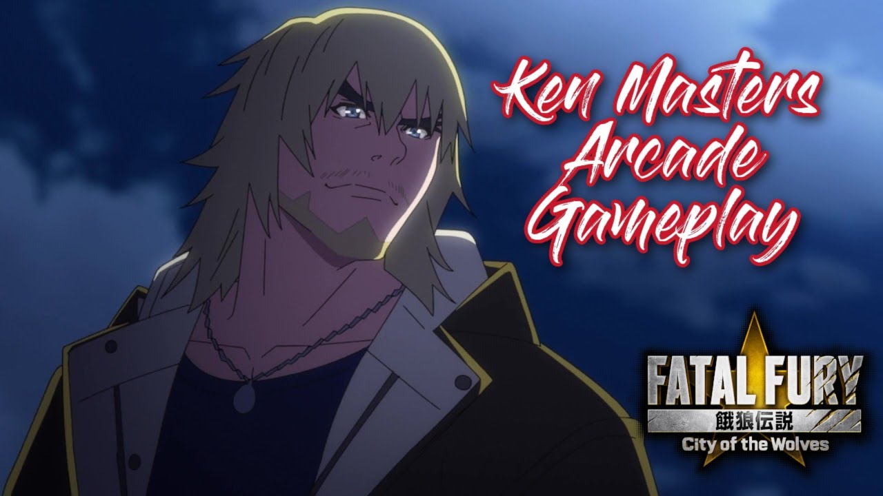Fatal Fury: City of the Wolves Ken Masters Arcade Gameplay