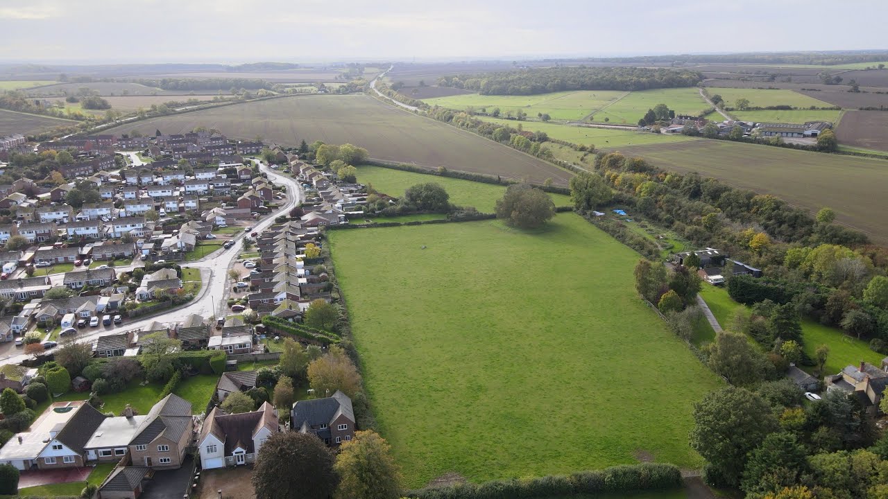 Bozeat from the air