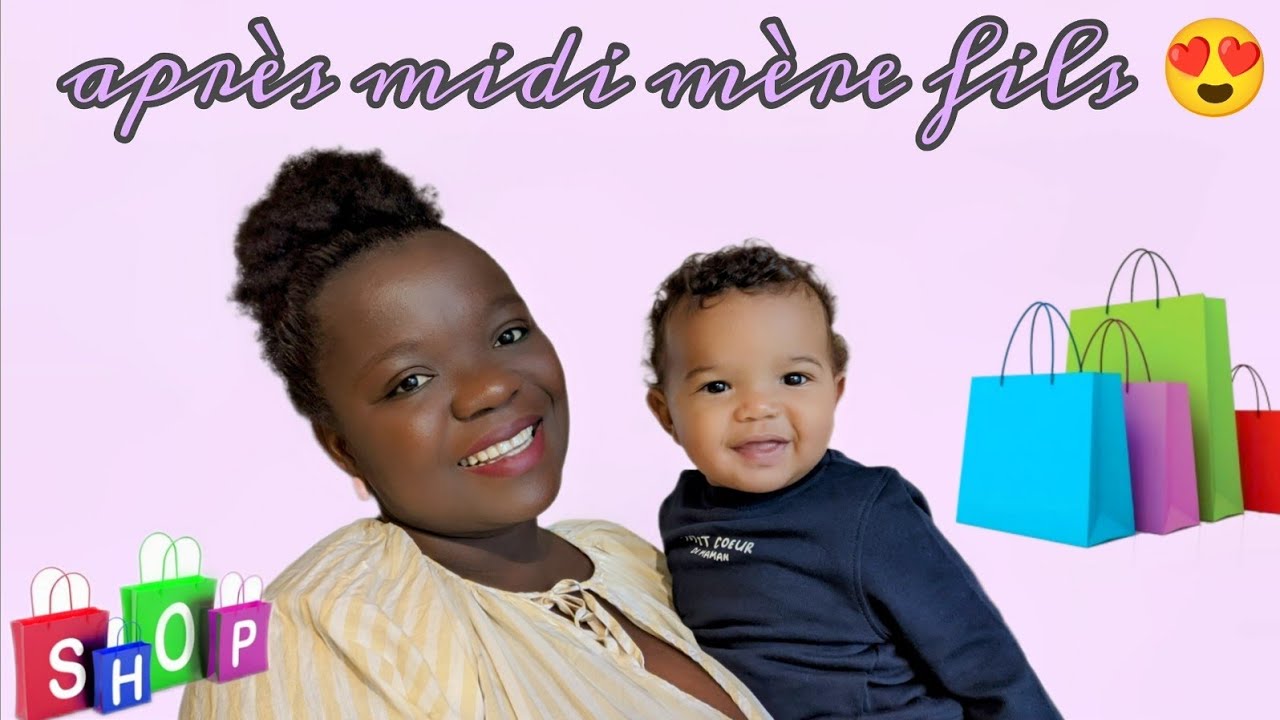 Après midi mère fils faire les magasins avec un bébé c'est du sport 😅//Vlog famille nombreuses