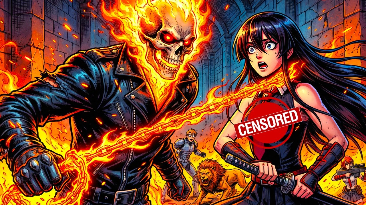 What If Ghost Rider Entered The Akame ga Kill Universe?