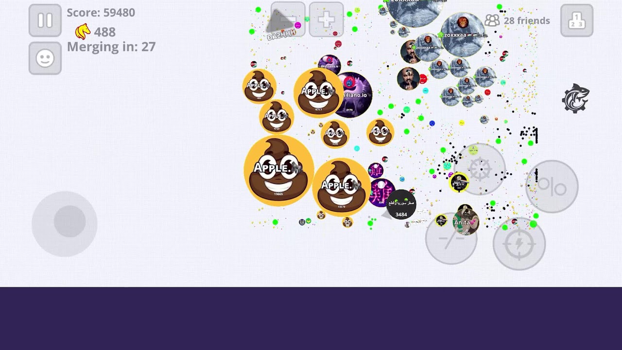 ⛔Agar.io Server⛔ Agario on Mobile with #bots  #AppleAgarLive #Live #Agario #giveaway #100