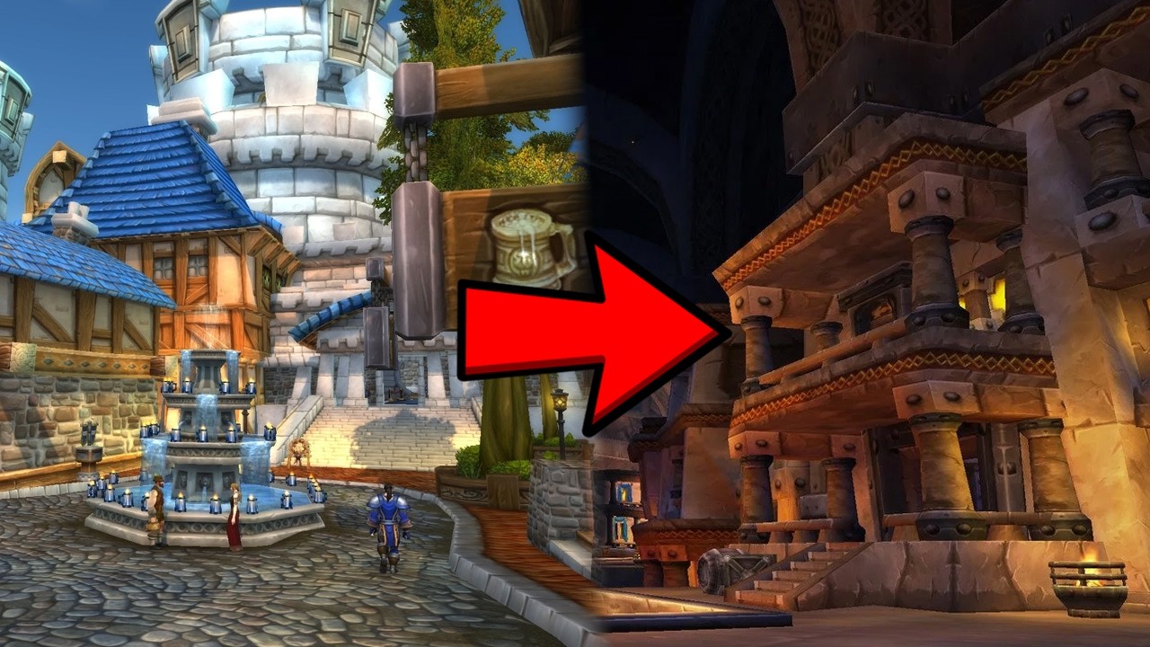 World of Warcraft &ndash; Как добраться до Железной кузницы из Штормвинда | Самый быстрый путь в Железн...