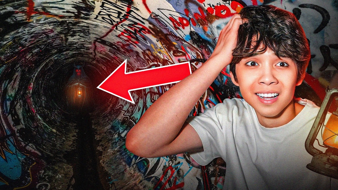 I Explored Faze Rugs Haunted Tunnel...