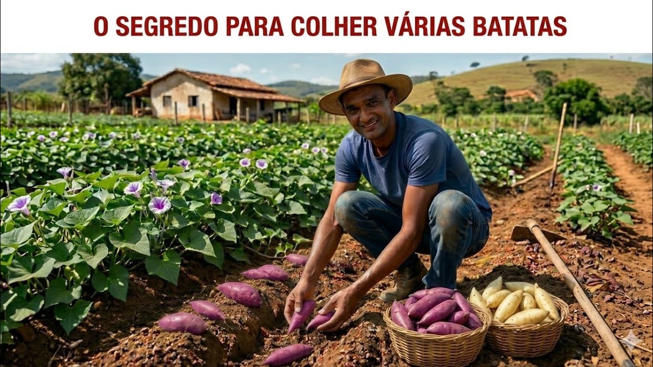 ​ Como ter Batatas Infinitas no quintal (Passo a Passo Completo).