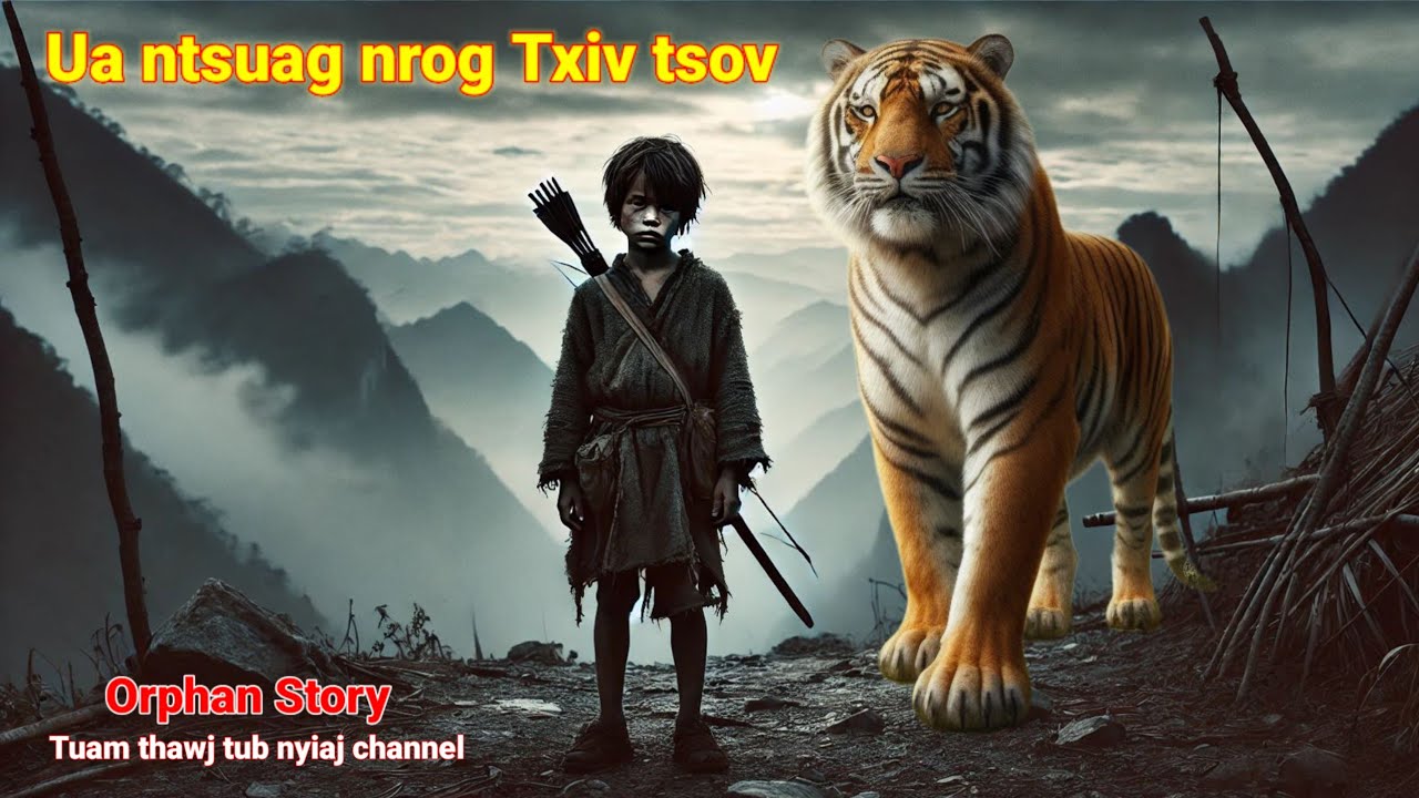 Dab neeg- being orphaned with a big tiger | Ua ntsuag nrog Txiv tsov 23/11/2024