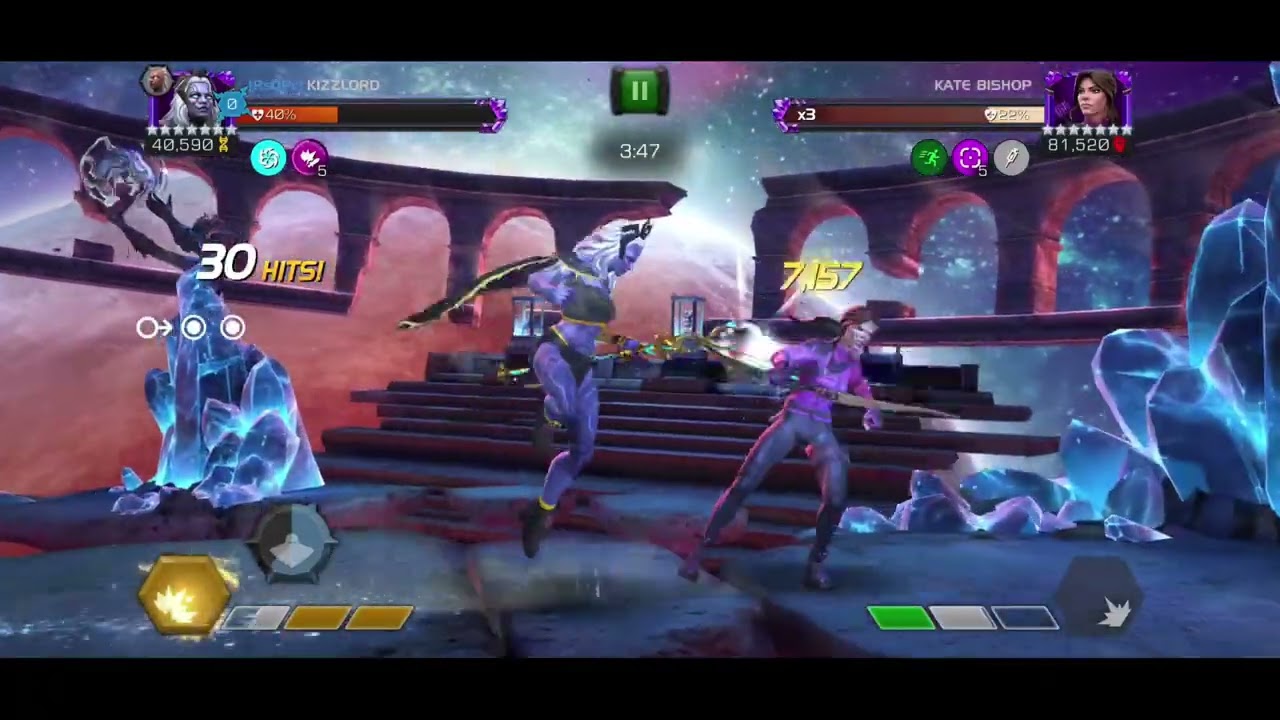 Storm X vs Kate Bishop Alliance Coliseum - Marvel Contest of Champions
