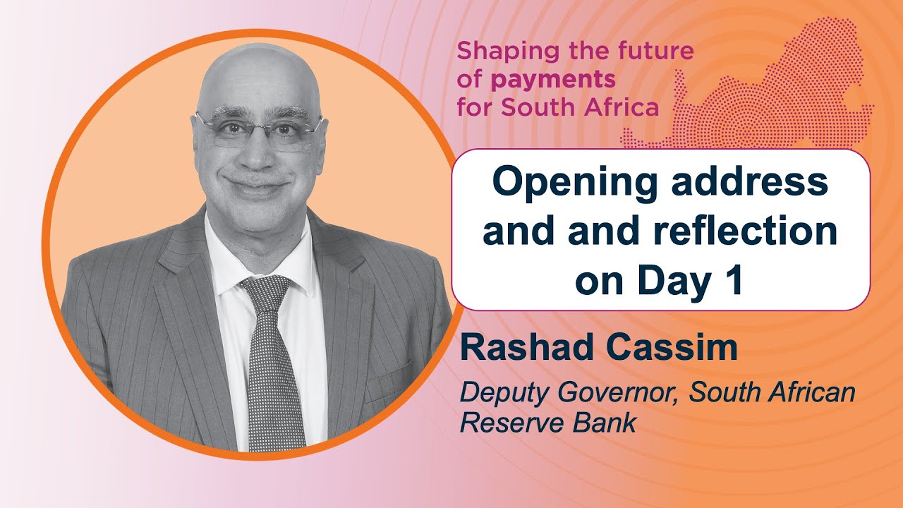 DG Rashad Cassim – Opening address and reflection on Day 1