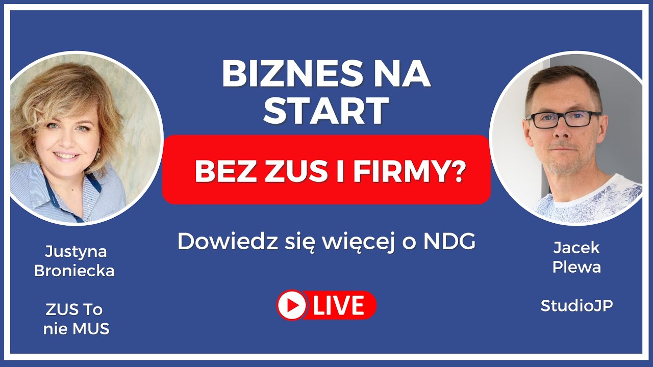 Nierejestrowana Działalność Gospodarcza - ZUS to nie MUS