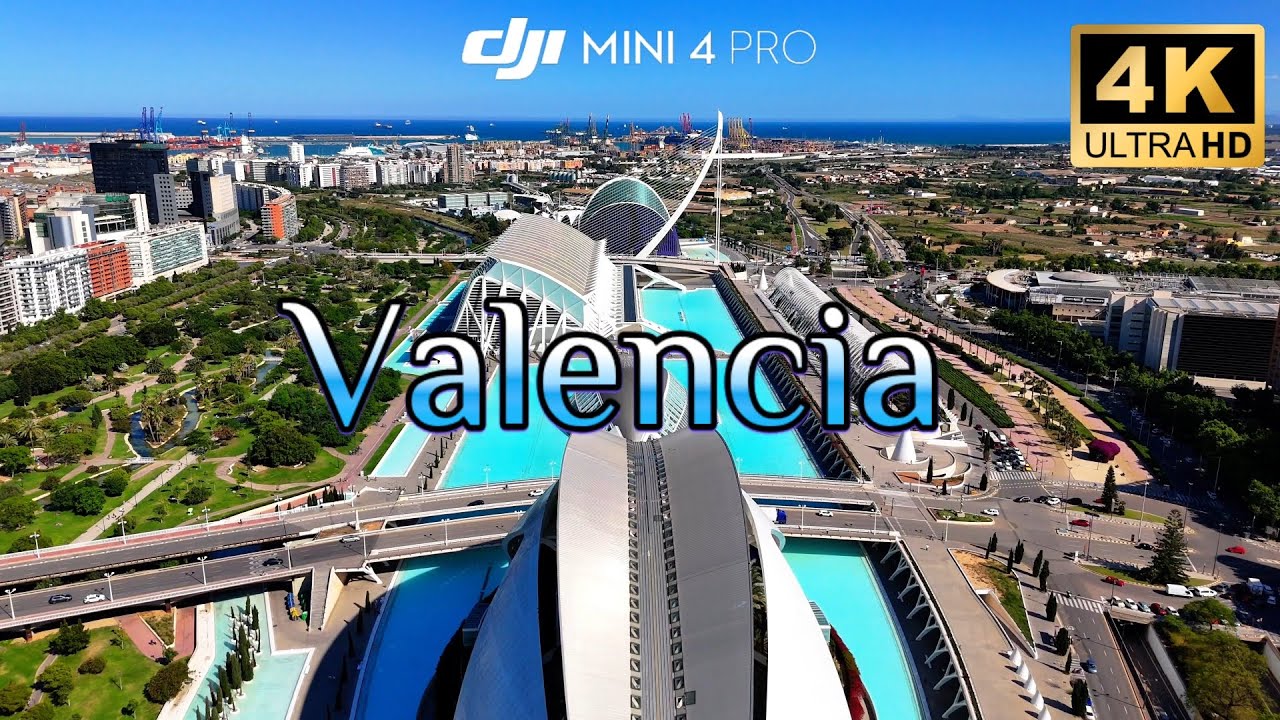 Valencia, Spain 🇪🇸 City of Arts and Sciences  4K Drone Footage