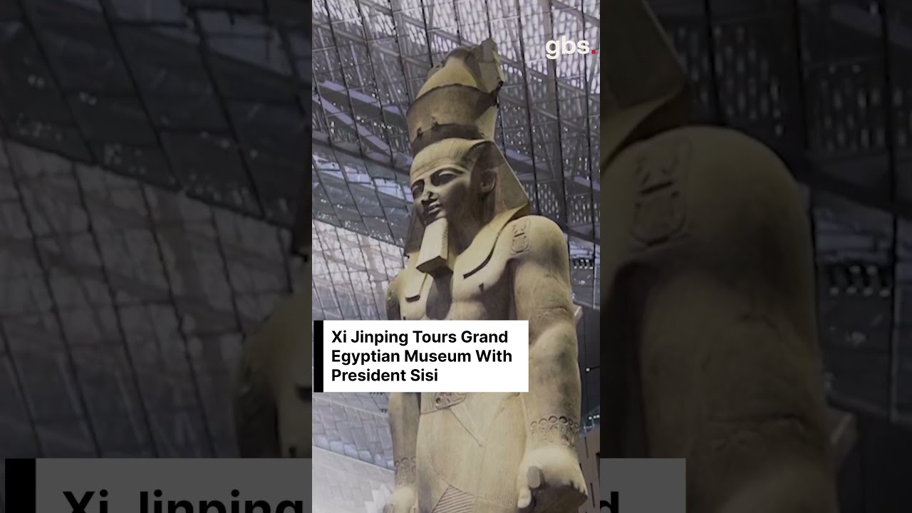 WATCH: Xi Jinping Tours Grand Egyptian Museum With President Sisi | GBS News | AC1C