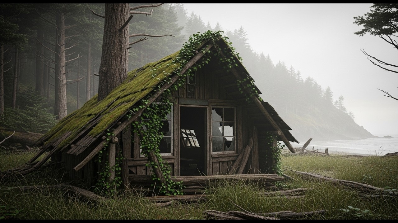 I Turned an Abandoned Mountain Scout Cabin into a Luxury Forest Home ASMR