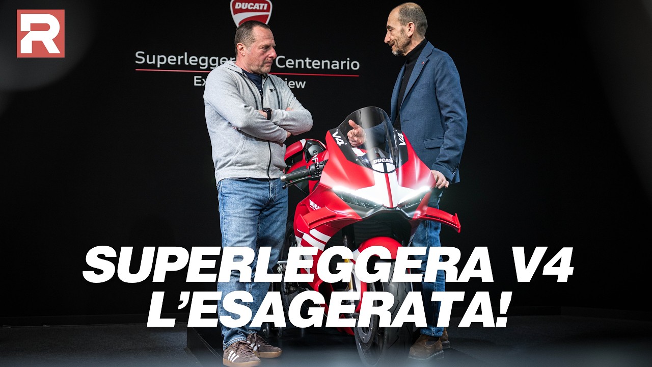 Ducati Superleggera V4 Centenario ESCLUSIVO! tutti i segreti della moto pi&ugrave; estrema del mondo.