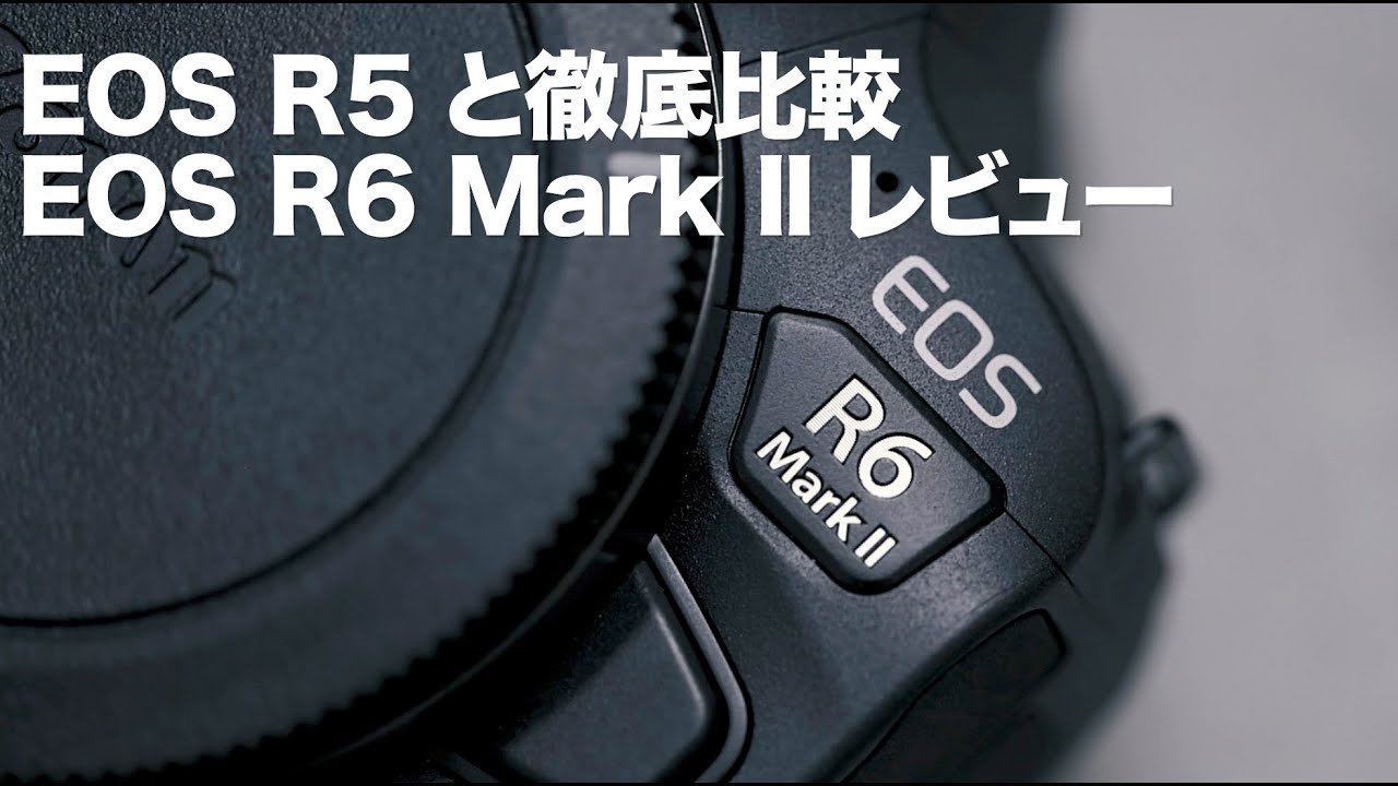 【Canon EOS R6 Mark II レビュー】EOS R5 と比較
