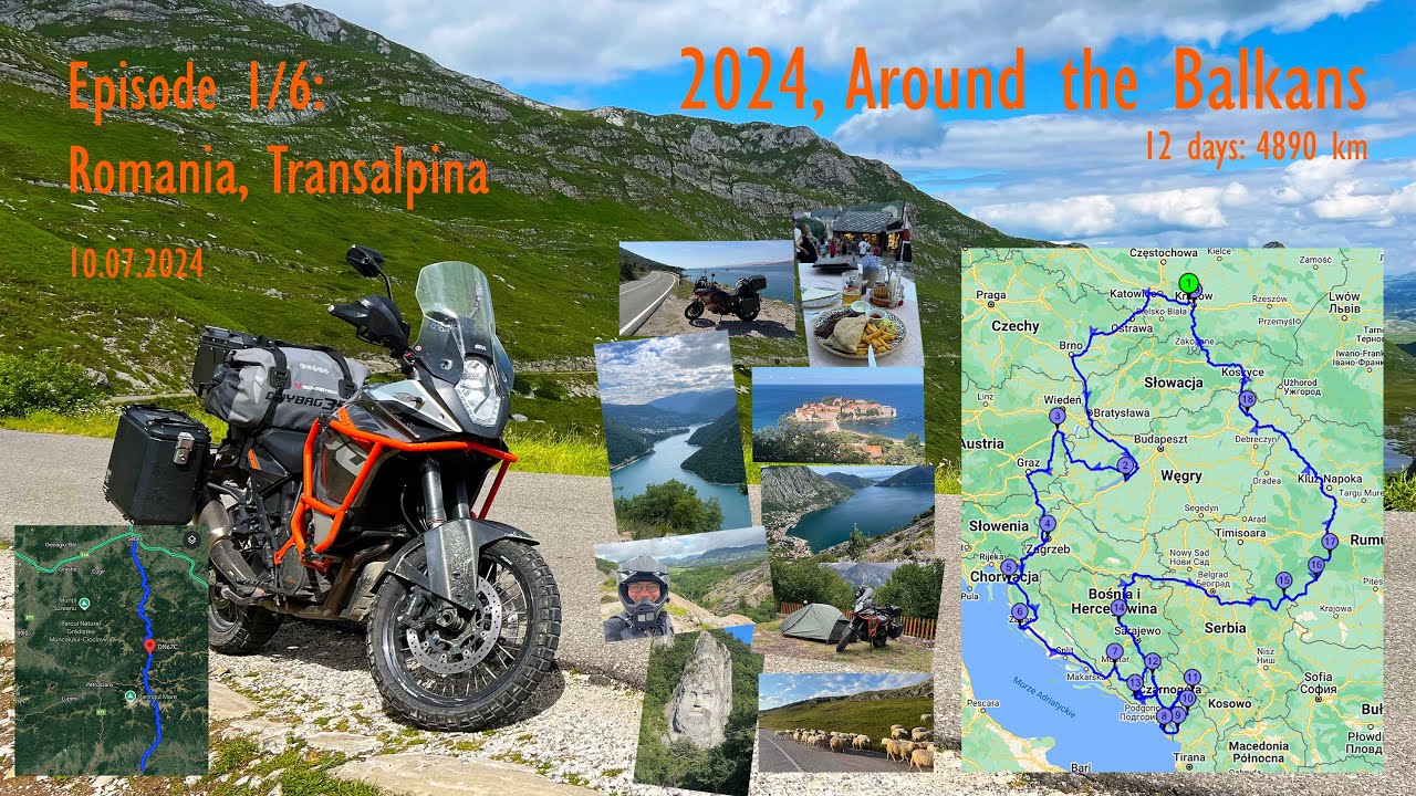 2024 Around the Balkans. Episode 1/6: Romania, Transalpina from South to North. 10.07.2024.