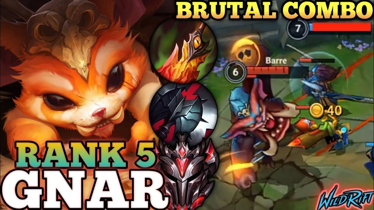 GNAR LATEGAME MONSTER MVP PLAY! ЗЛОУПОТРЕБЛЕНИЕ МЕТА-СБОРКОЙ - ТОП-5 GNAR В МИРЕ ОТ Barre - WILD ...