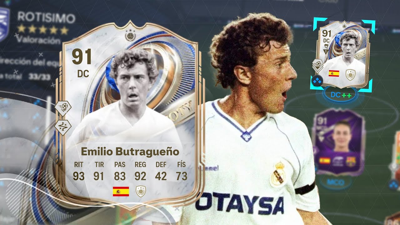 BICHARRACO! EMILIO BUTRAGUEÑO 91 ICONO TOTY REVIEW | FC 26