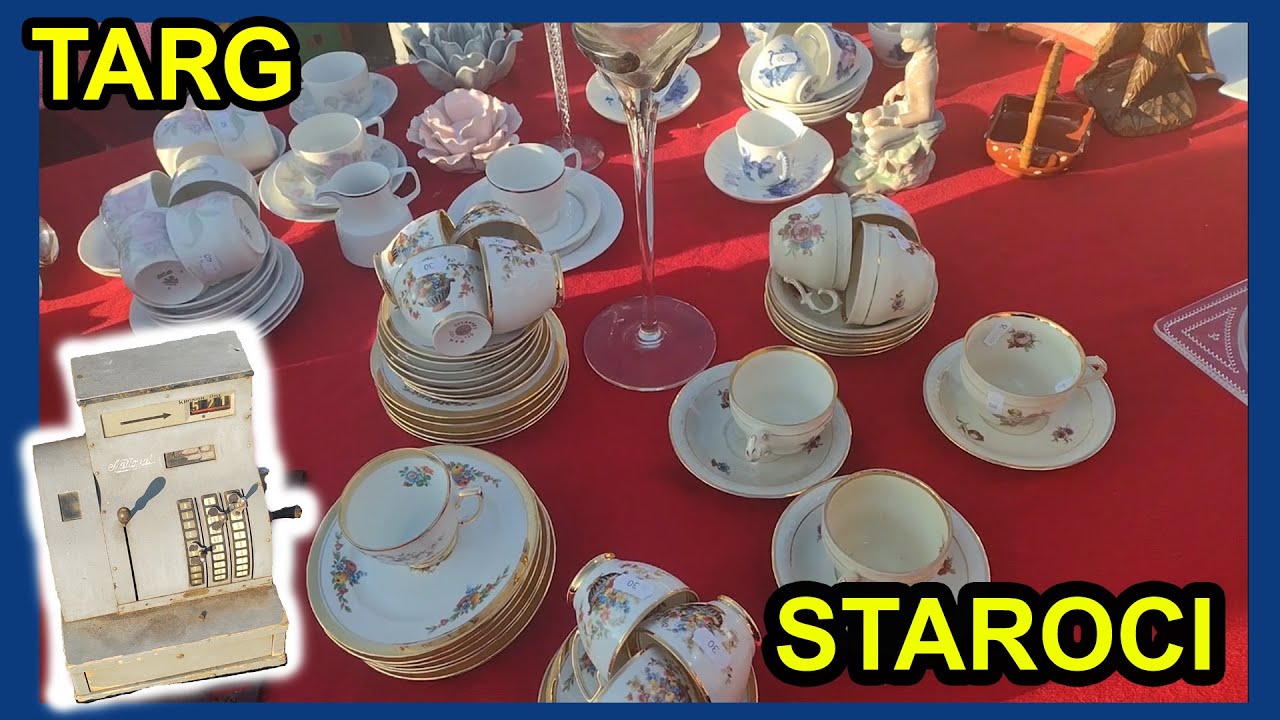 Skarby za Grosze: Magia Targu Staroci. Pchli Targ w Gliwicach #Brocante #flohmarkt #fleamarket