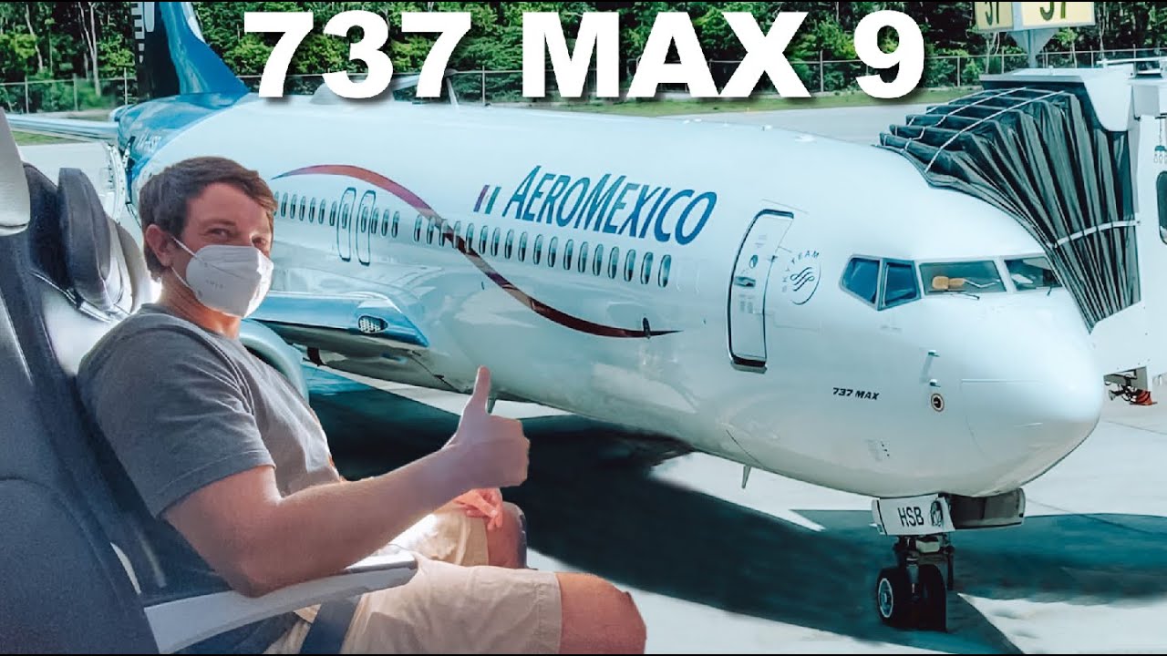 737 MAX 9 | Рейс Aeromexico из Канкуна в Мехико | Эконом