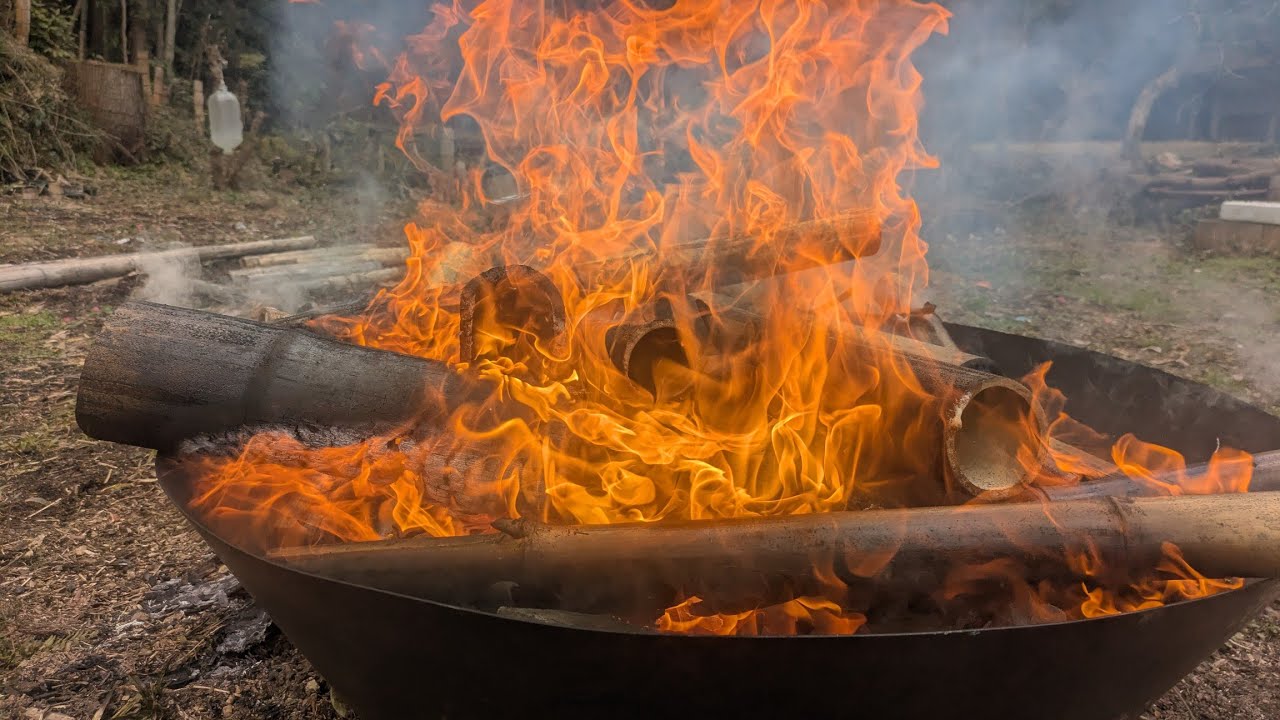 炎🔥→竹炭