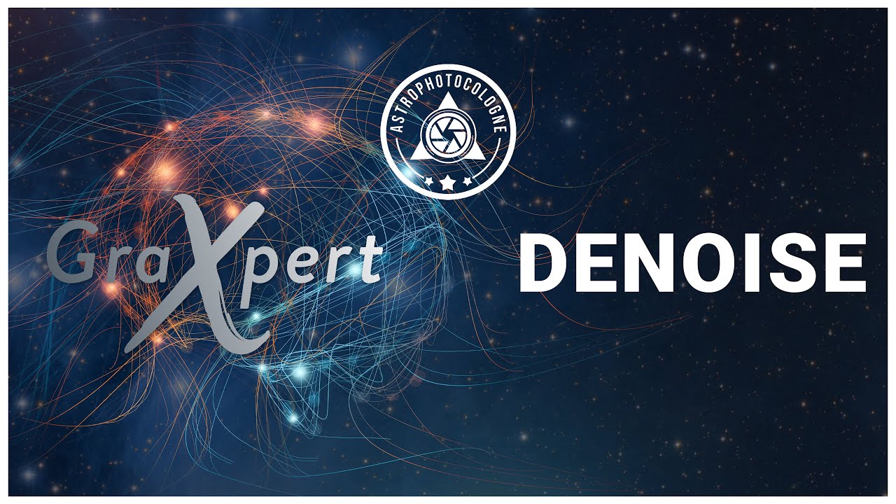 Graxpert 3.0 Denoise  - AI based noise reduction for astrophotography - english video