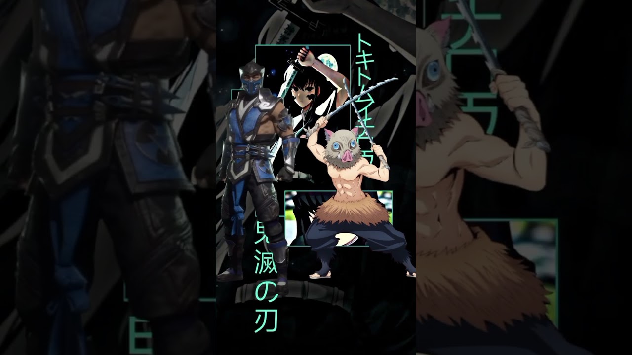 sub zero vs demon slayer #demonslayer #mortalkombat11ultimate #anime #games