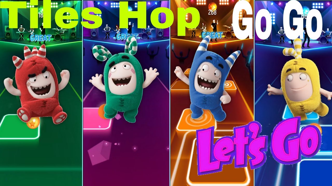 Oddbods Tiles Hop Full Gameplay 🎵