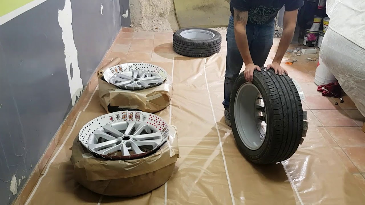 Pintar llantas de aluminio | TALLER MACETAZO