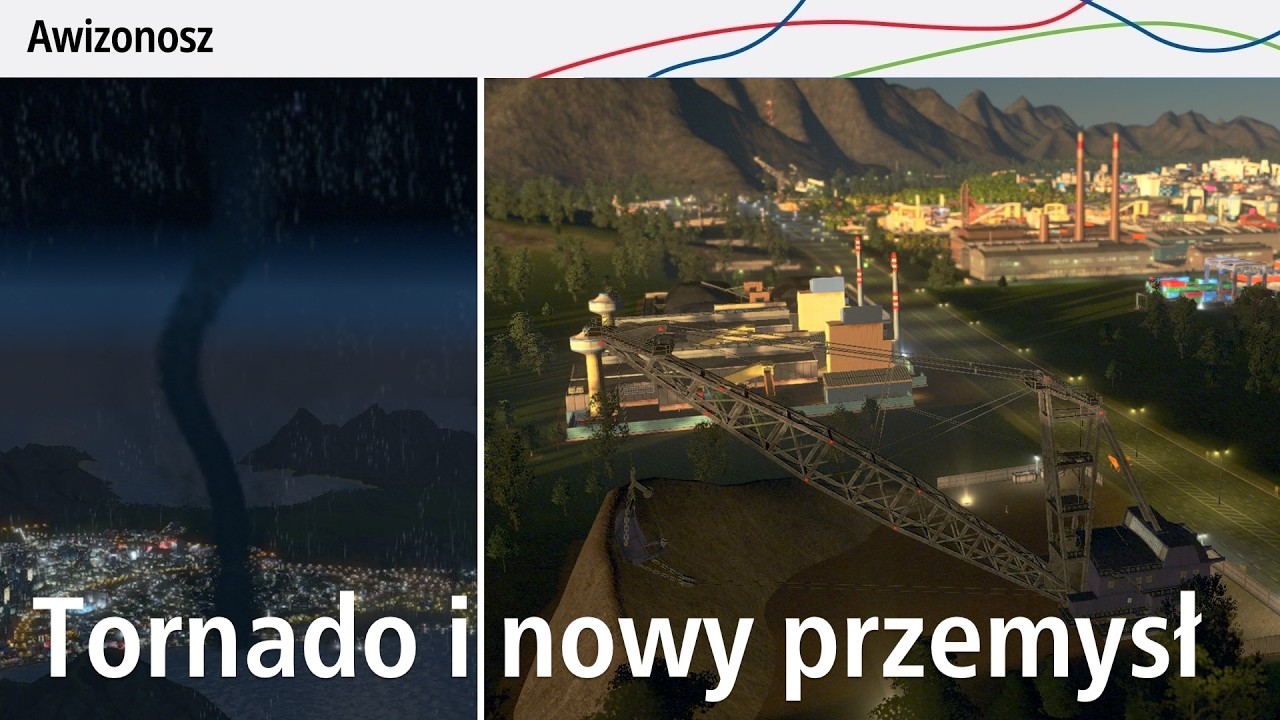 #10 Tornado, więcej kopalni i lasów czy pociągi towarowe do fabryk - Mniejsza Z Cities Skylines PS5