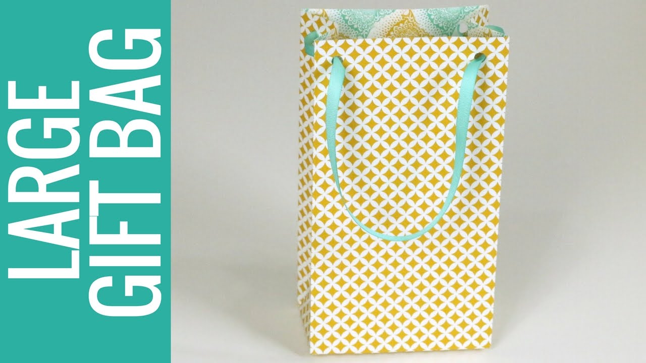 How to Make a Large Size Gift Bag: Gift Bag Punch Board