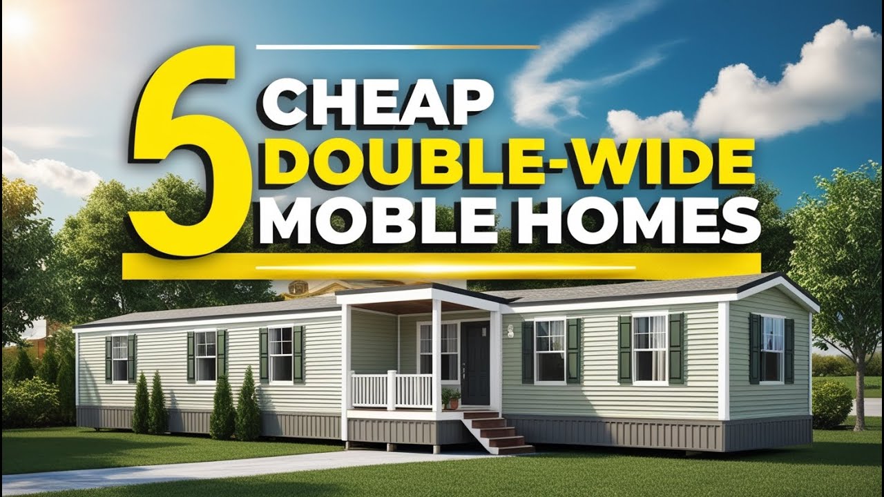 6 Cheap Double-Wide Mobile Homes You&rsquo;ll Love Under $75,000! Budget