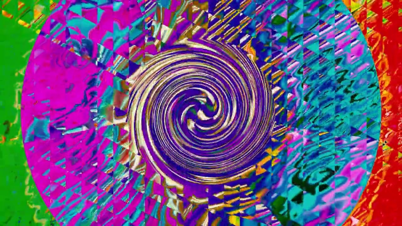 Fractal poligons | Viagem Visual Retrô | Fundo Animado (Estilo Windows XP) (HD) 2h