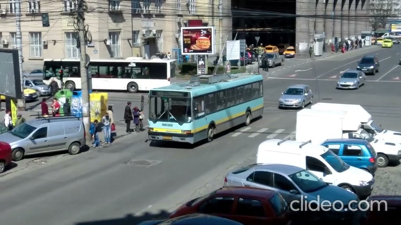 Bucharest Astra  Ikarus 415T and Astra Irisbus Citelis Ratb trolleybuses April 2012 #trolleybus
