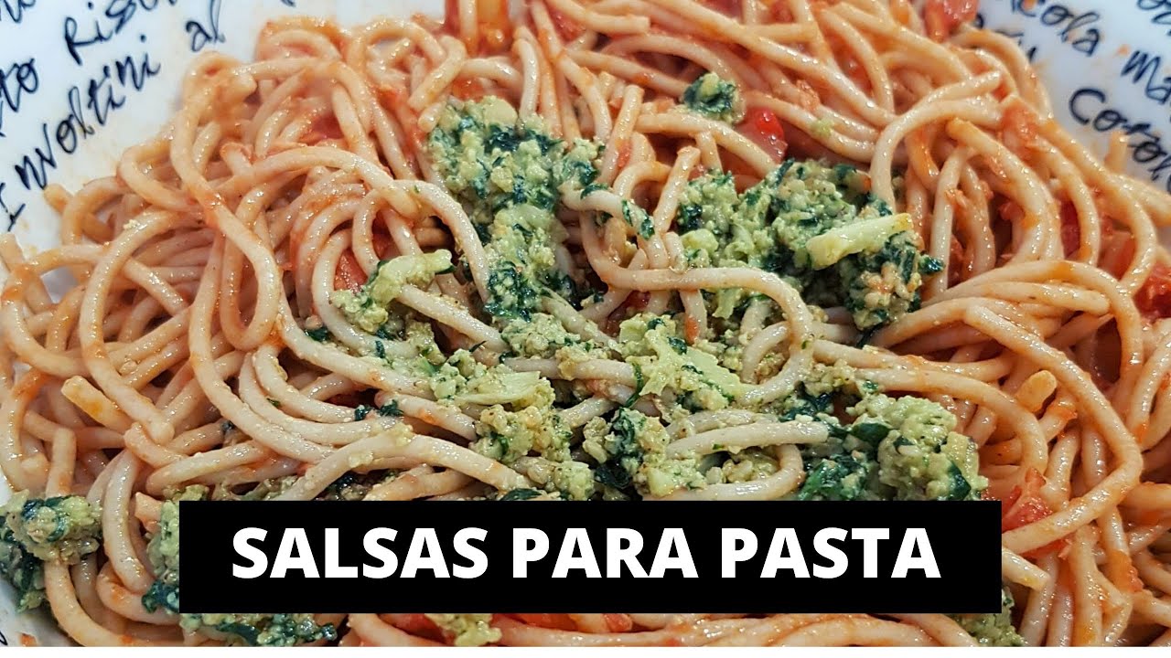 Salsas para pasta