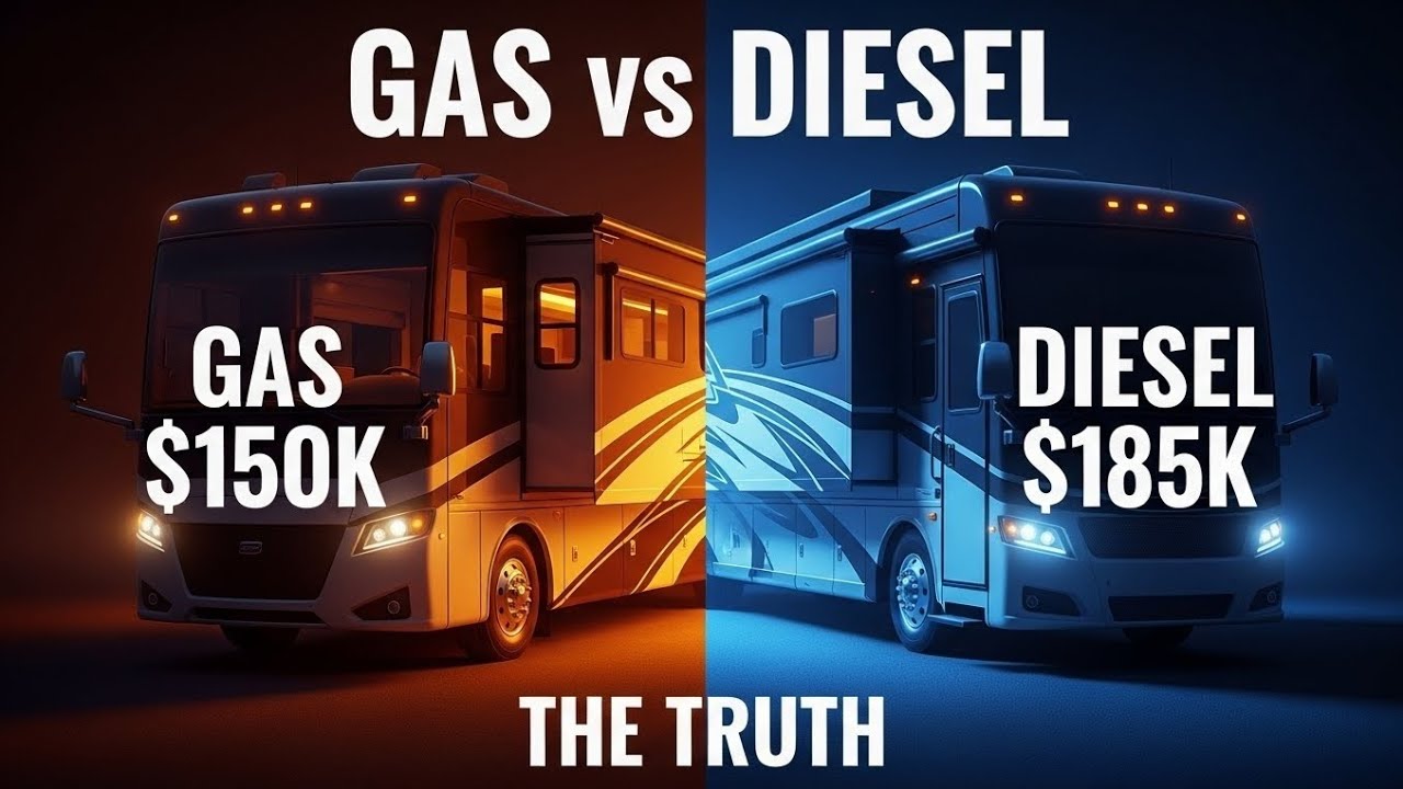 Gas vs Diesel Motorhomes: The TRUTH About Cost, Power & Reliability (2026)