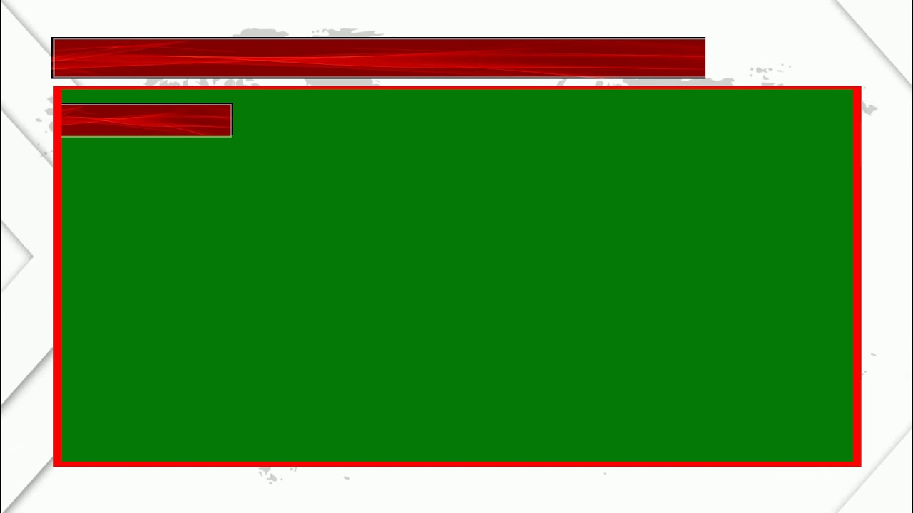 Green Screen Frame News Channel