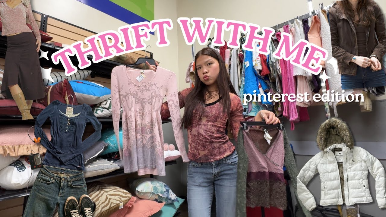 COME THRIFT WITH ME FOR FALL // pinterest-inspired, y2k, fairy finds //