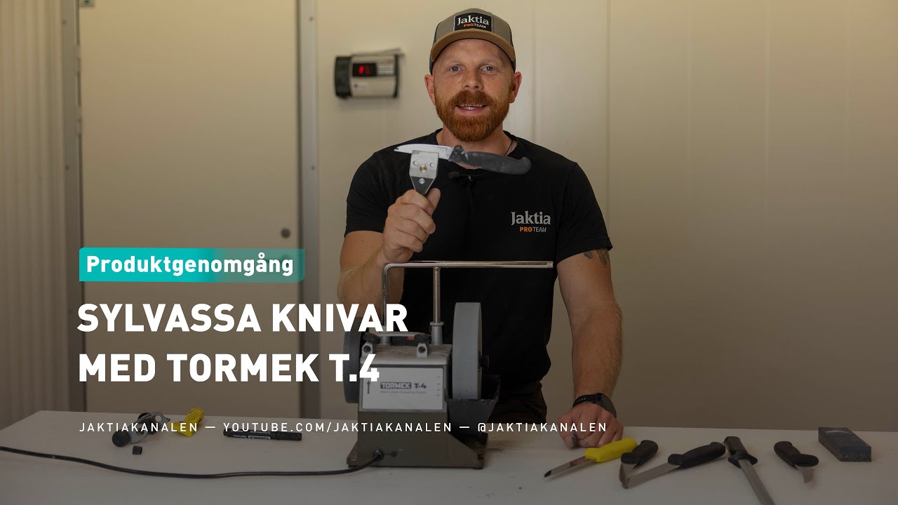 Sylvassa knivar med Tormek T.4