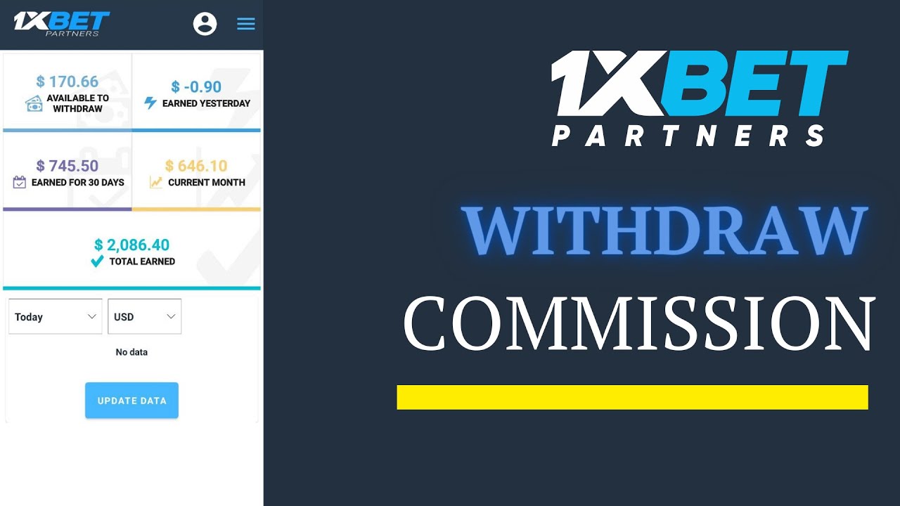 1xbet Affiliate Commission Withdraw | Process 1xbet Partners Commission withdrawal