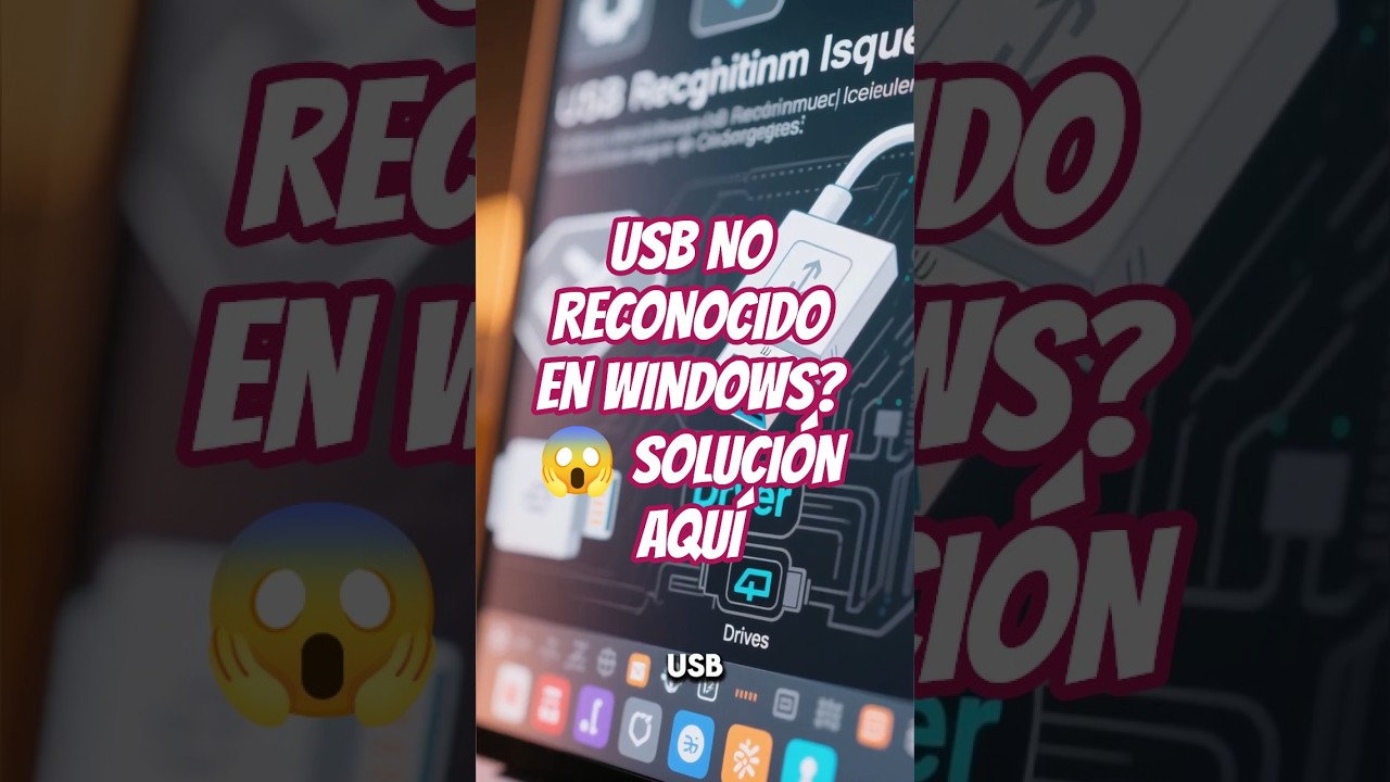 🔌 &iexcl;Windows NO reconoce tu USB! 😱 👉 SOLUCI&Oacute;N R&Aacute;PIDA y DEFINITIVA