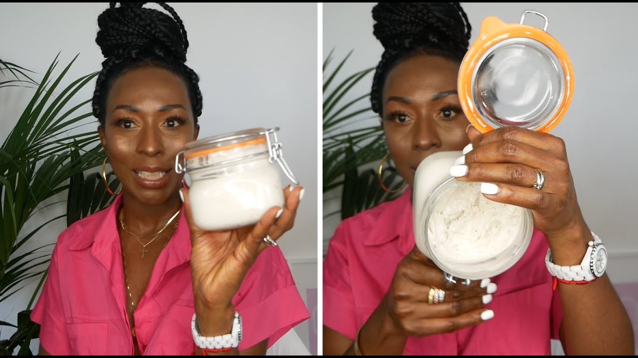 COMO HACER CREMA DE PEINAR DE KARITE, COCO Y MANGO/CREMA CON POLVO AYURVEDICO CHEVE/ Isabel Cristina