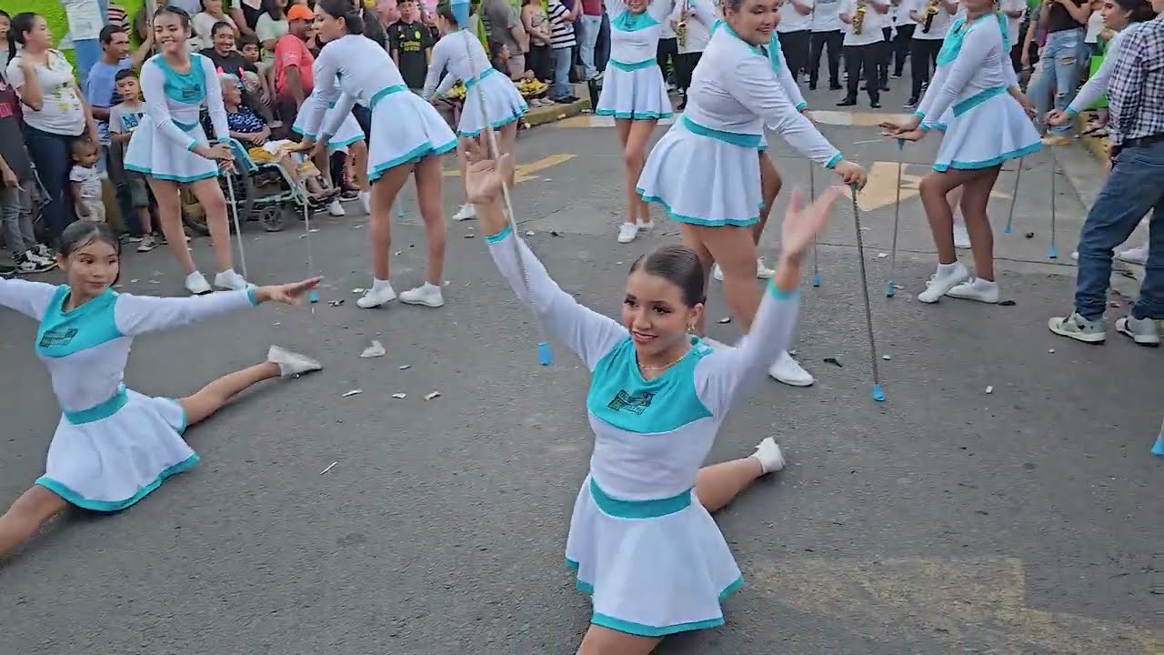 Presentación de Bandas Musicales, Fiestas de San Pablo Tacachico en La Libertad, El Salvador 2023