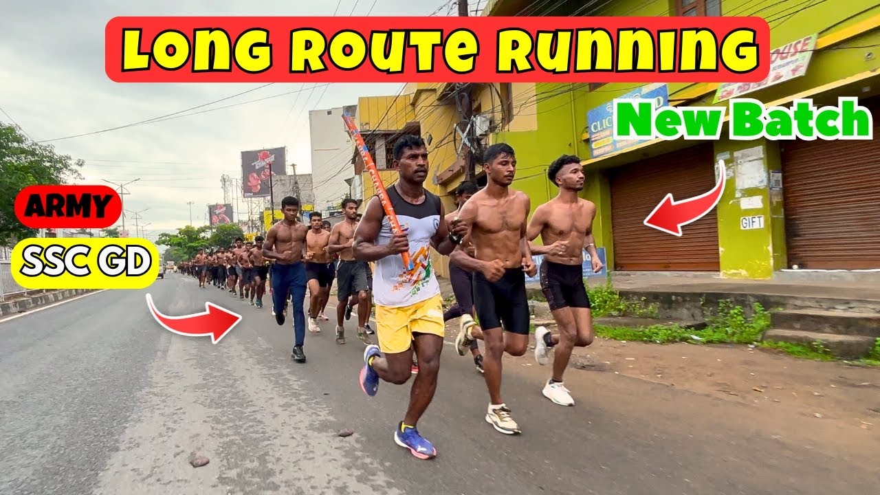 SSC GD ARMY New Batch Long Route Running | Berhampur Physical Academy