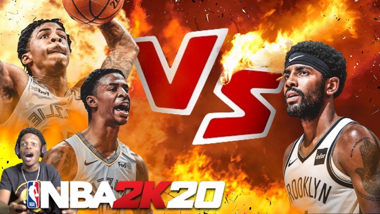 NBA 2K20 JA MORANT vs KYRIE IRVING!! Epic battle