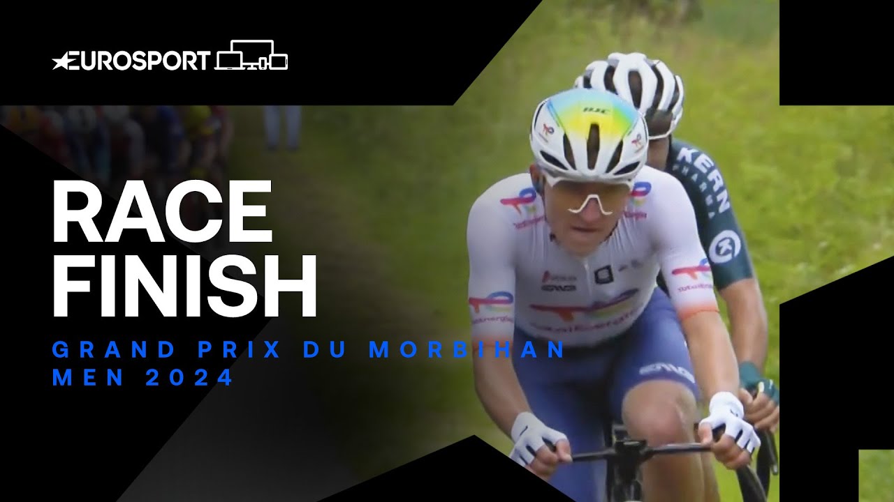 🇫🇷 Grand Prix du Morbihan 2024 Men's Race Finish | Eurosport Cycling