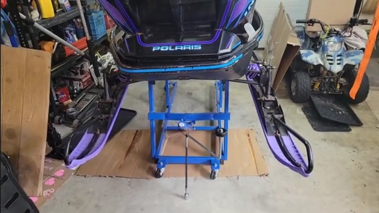 How to Use Snowmobile Lift with Polaris Indy Wedge Sleds
