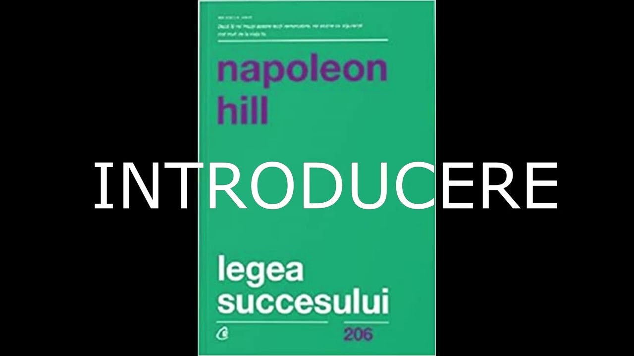Legea succesului - Napoleon Hill  /  Introducere