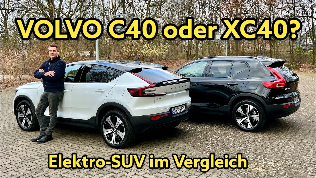 Volvo C40 oder XC40 Recharge? Kompakte-Elektro-SUV im Vergleich | Review | Test | 2022
