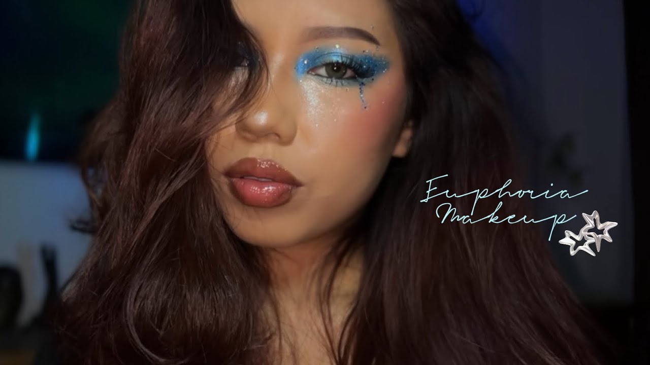 Recreé un maquillaje de Euphoria 💜✨ | Mi primer video en YouTube🌟